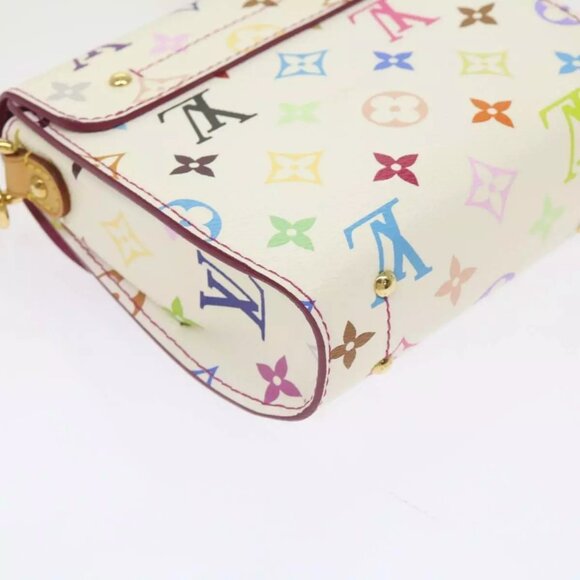 LOUIS VUITTON Monogram Multicolor Heart Breaker Bag White LV Auth - Picture 10 of 16